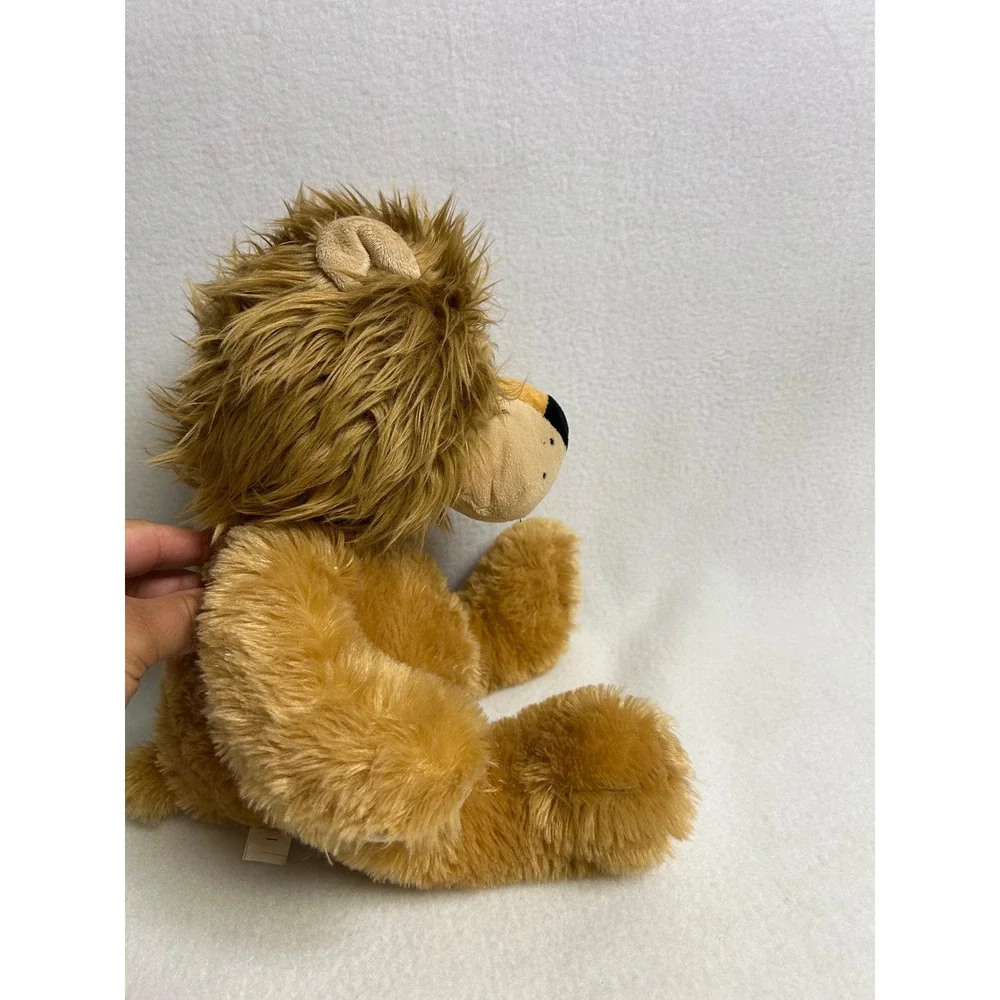 Safari Jungle Dan Dee Medium Brown Shaggy Mane Lion Plush Stuffed‎ Animal